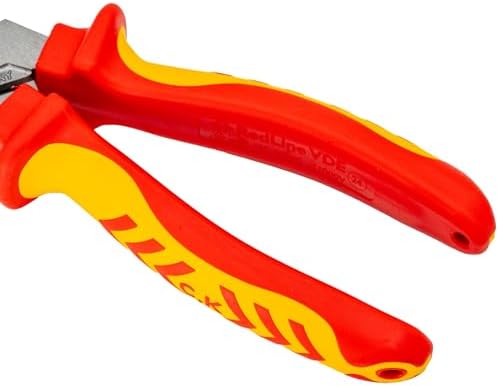 C.K RedLine VDE CombiCutter3 160mm – Heavy Duty Electrician’s Side Cutter, Stripper, Bender & Screw Shear – 2025 Edition (T39083A 160)