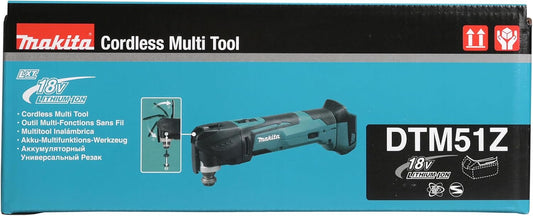 Makita DTM51Z Multi-Tool, 18 V,Blue