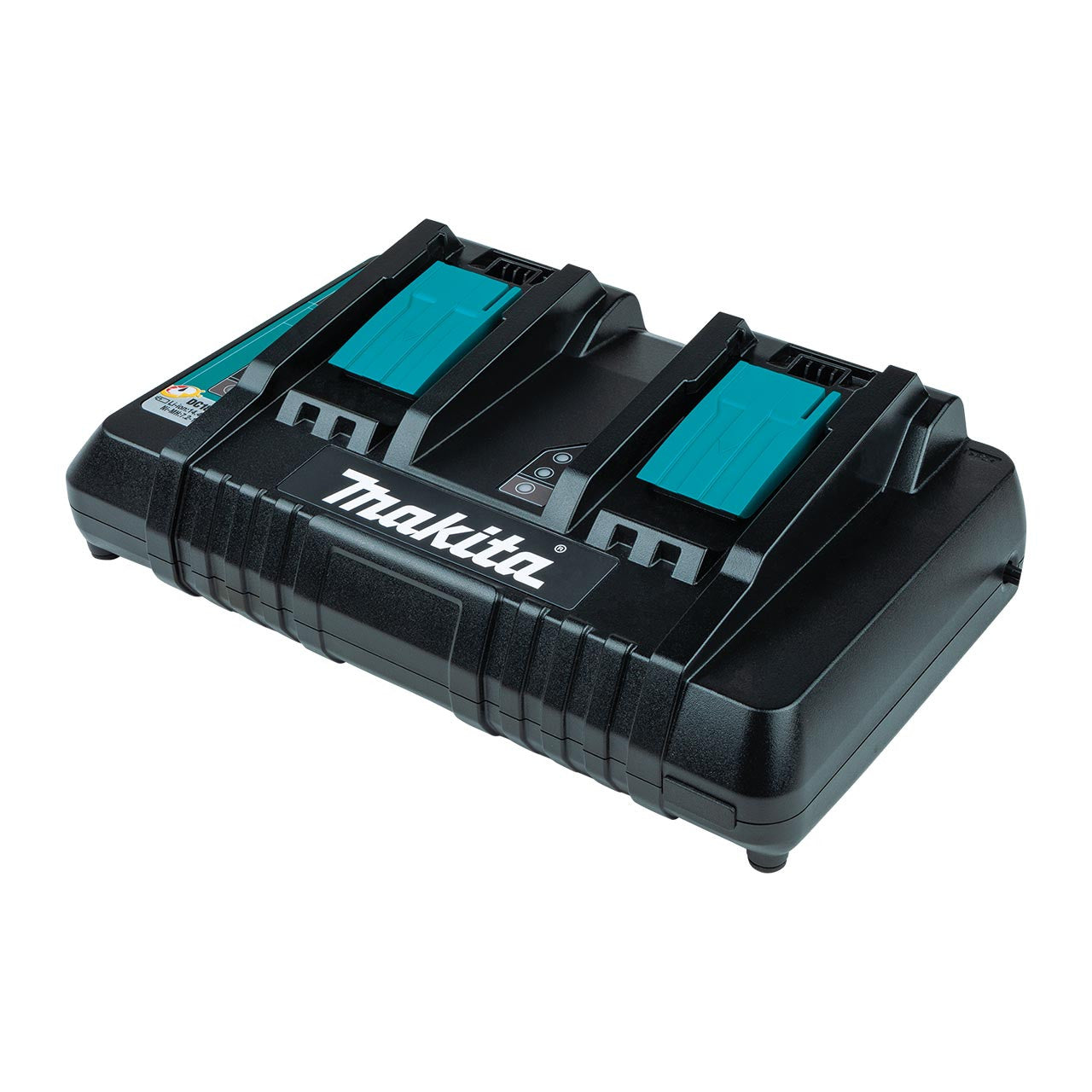 Makita DC18RD Twin Port Rapid Charger with 4 x BL1850B 18V 5.0Ah LXT Lithium-Ion Batteries – Genuine Makita Battery & Charger Kit
