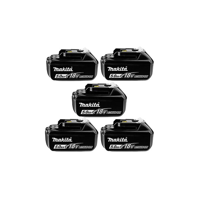 Makita BL1850B 18V LXT 5.0Ah Li-Ion Batteries – Set of 5